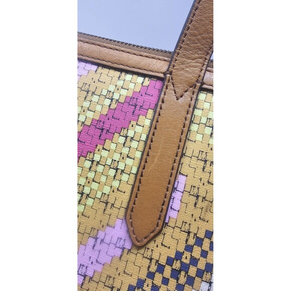 Fossil Sydney Geometric Prints Multicolor Signature Shopper Tote Bag - Picture 7 of 16